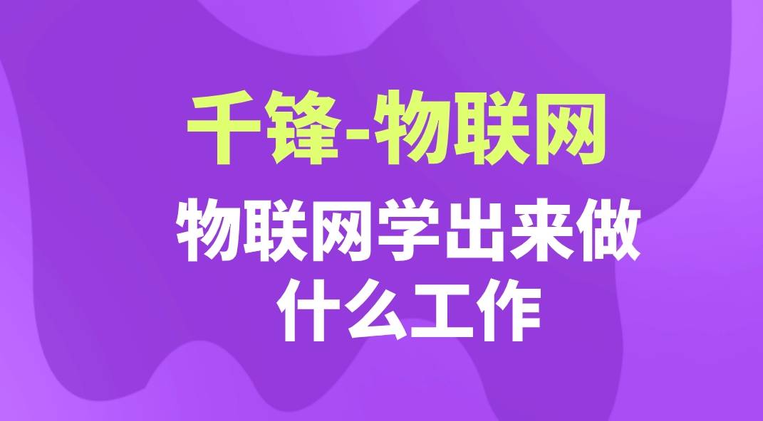 开云体育 开云官网物联网学出来做什么工作(图1)